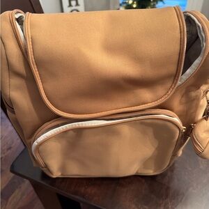 Tan baby bag